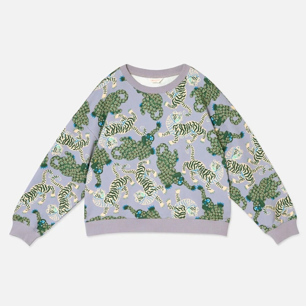 Gorman x Camilla Perkins Sweater - Tiger Queen - Medium - 100% Organic Cotton